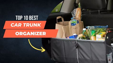 Top Best Car Trunk Organizer Youtube