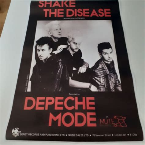 Depeche Mode Foto Leinwand X Cm Shake The Disease Ebay