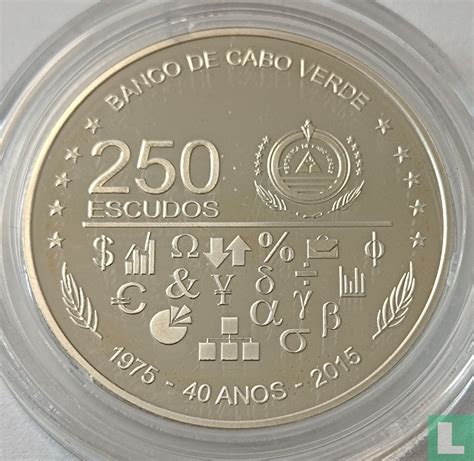 Kaapverdië 250 escudos 2015 PROOF 40th anniversary Independence and