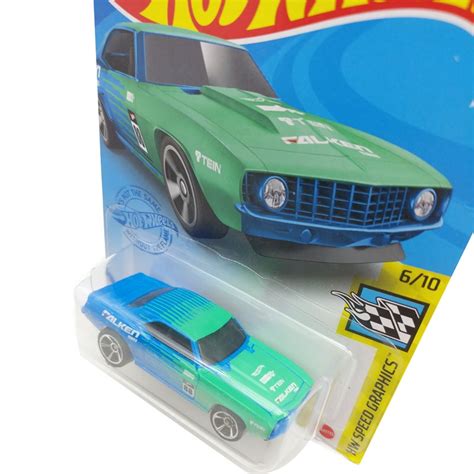Siêu Xe Hot Wheels C4982 170 250 69 COPO CAMARO FAHASA