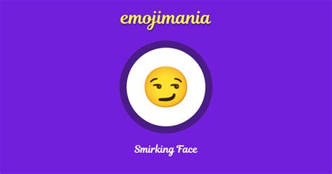 😏 Smirking Face emoji Copy & Paste - Emojimania