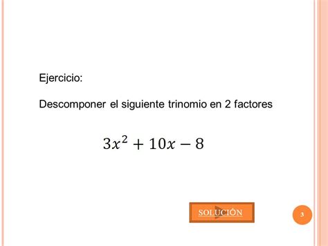 Factorizaci N Caso Ejemplos Del Caso Ejercicio Descomponer