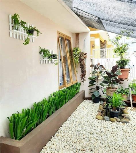 mungil tapi cantik desain  taman minimalis  teras depan rumah