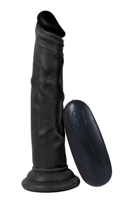 Lolita Shop Yumurtalıksız Anal Ve Vajinal Kullanılabilen 19 Cm 10 Farklı Titreşim Zenci