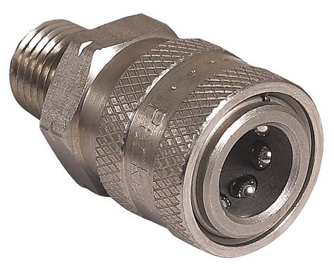 MI-T-M, 1/4 in (M)NPT, 1/4 in (F) Quick Connect, Quick-Connect Coupler ...