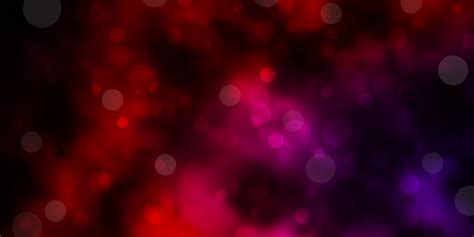 Dark Pink Red Vector Pattern With Spheres 3215002 Vector Art At Vecteezy