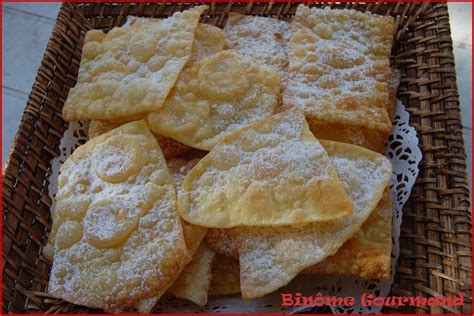 Oreillettes du Carnaval Binôme Gourmand Recette Recette bugnes