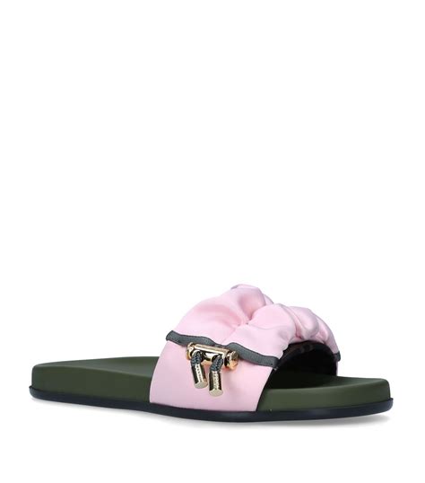 Womens Fendi Pink Satin Vertigo Slides Harrods Uk