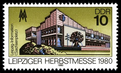 Stamps Of Germany DDR 1980 Leipziger Herbstmesse 1980 Auf