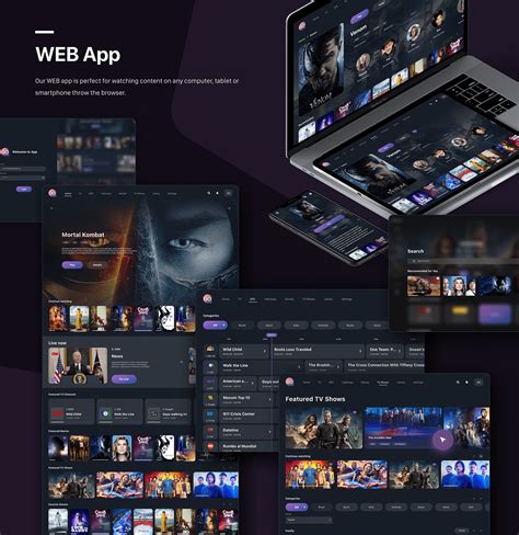 Video streaming app + Live TV :: Behance