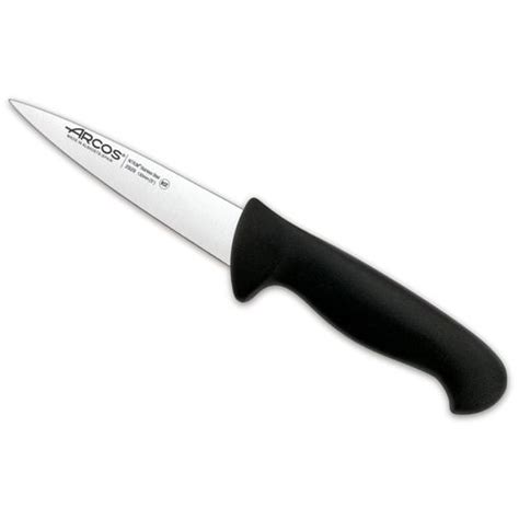 Cuchillo Carnicero Acero Inoxidable Arcos 2900 130 Mm Color Negro Con