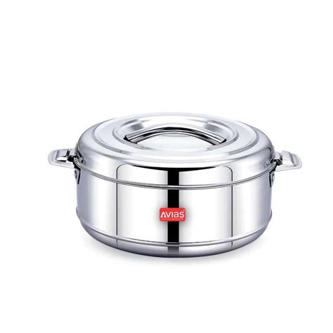 Jual Avias Astra Double Wall Insulated Stainless Steel Casserole Hot Pot With Lid Avia Fba