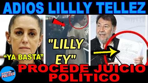 Cepillan A Lilly Tellez Si Procede Juicio Politico En El Senado