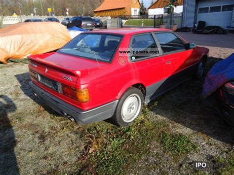 1991 Maserati 224 Biturbo 1hand Checksheet Car Photo And Specs