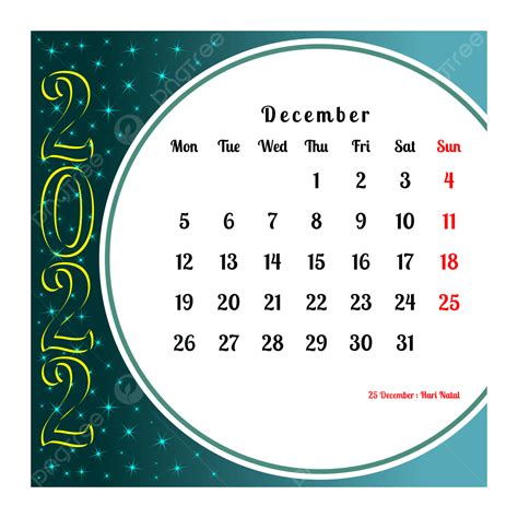 December Calendar Vector Hd Png Images Desk Calendar December 2022