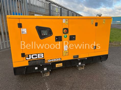 Jcb 40kva Silenced Diesel Generator Bellwood Rewinds