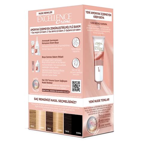 Lor Al Paris Excellence Creme Nude Renkler Sa Boyas U Nude A K Sar Migros
