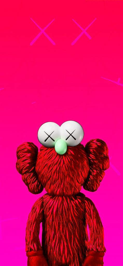 Red Kaws Wallpapers Wallpaper Cave