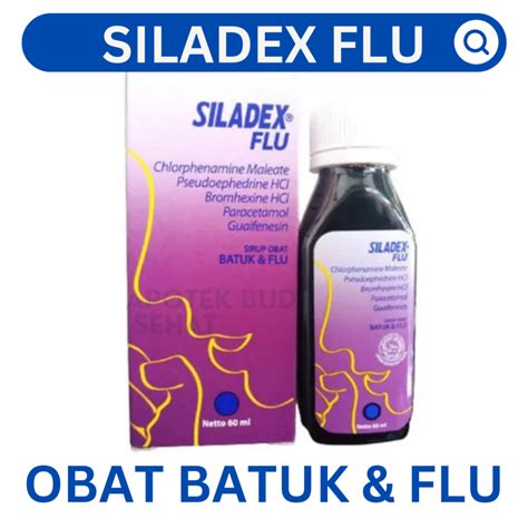 Jual Siladex Flu Obat Batuk Berdahak Pilek Hidung Mampet Bersin Idung