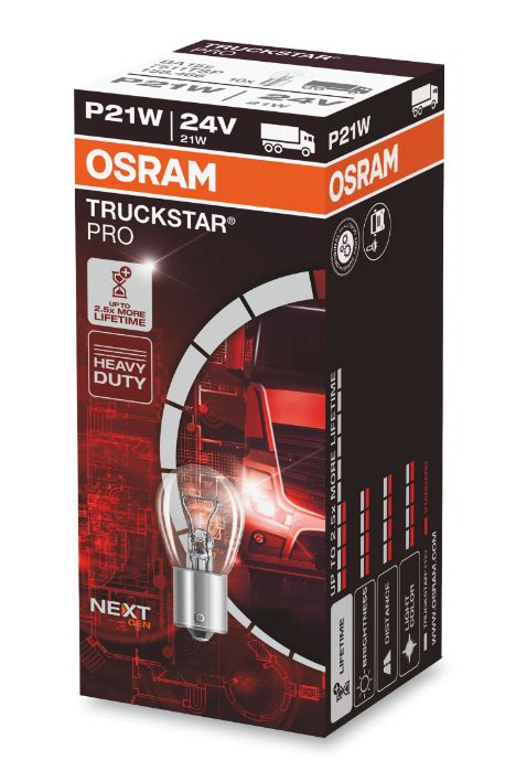 P21W Osram Truckstar Pro 24v Next Generation