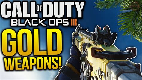 BLACK OPS 3 GOLD CAMO GAMEPLAY ALL GOLD ASSAULT RIFLES IN BLACK OPS 3