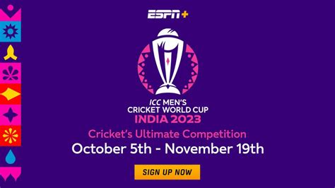 Cricket World Cup Live Streaming In Usa April Auguste