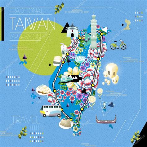 Taiwan Attractions Map