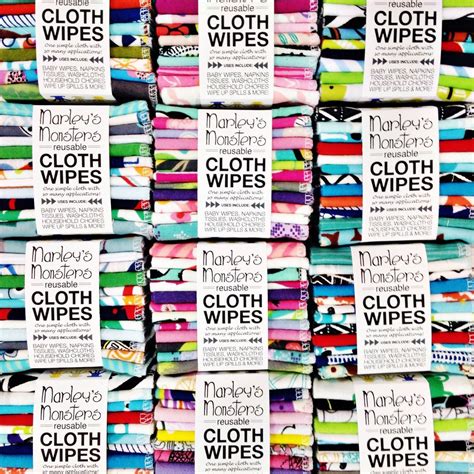 Cloth Wipes 12 Or 24 Pack Themed Prints Etsy Cloth Wipes Reusable