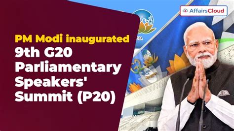 Highlights Of 9th G20 Parliamentary Speakers Summit Hosted By