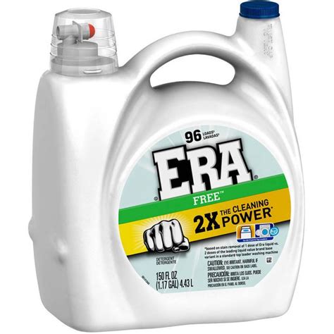 Era 2x Cleaning Power Ultra Free Liquid Laundry Detergent 96 Loads