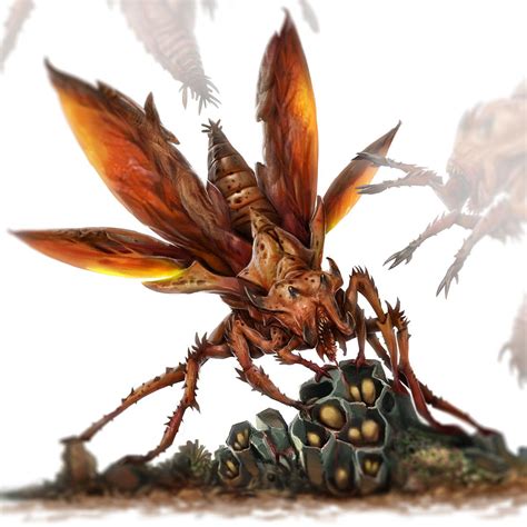 Artstation Flying Bugs Saeed Jalabi Creature Concept Art Fantasy
