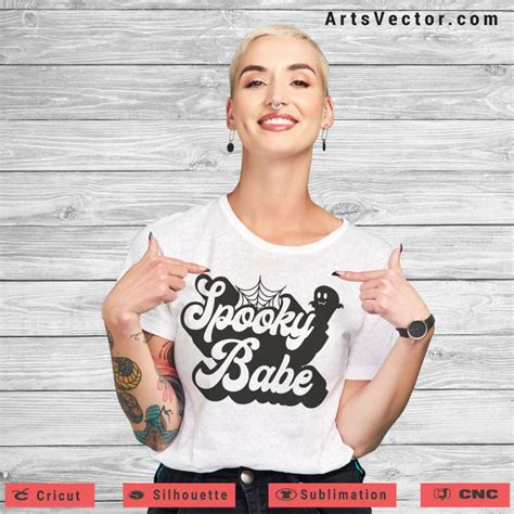 Halloween Spooky Babe Svg Png Eps Dxf Ai Arts Vector