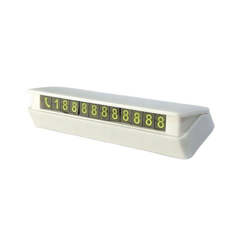 Car Temporary Phone Number Card Car Interior Decors Coffee Parking