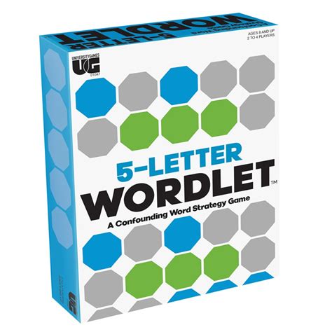 5-Letter Wordlet Word Puzzle Game - UG-01047 | University Games ...