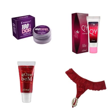 Kit Dessensibilizante Anal Gel Lubrificante Lubrificante Calcinha