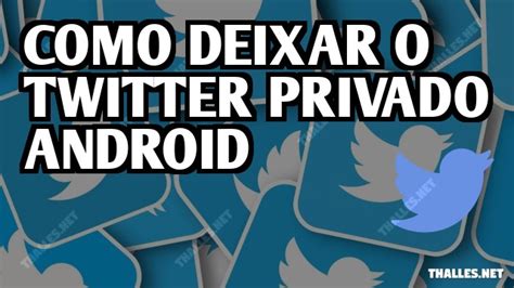 Como Deixar O Twitter Privado 2022