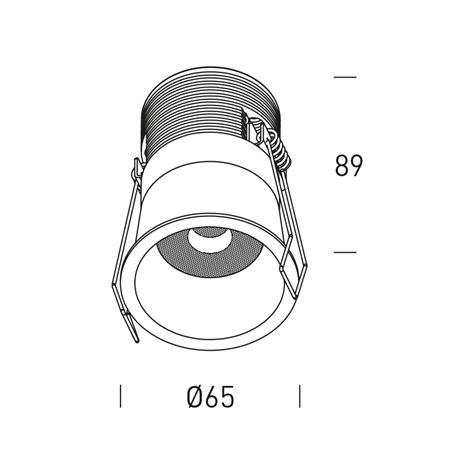 Mini Spot W Ou W Noir K Encastrer Hofflights Precision Led