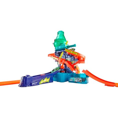 Pista Hot Wheels City Esta O Cient Fica Color Shifters Mattel Bazaar Geek Loja De