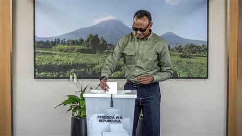 Kagame Ahead In Rwanda S Presidential Election With