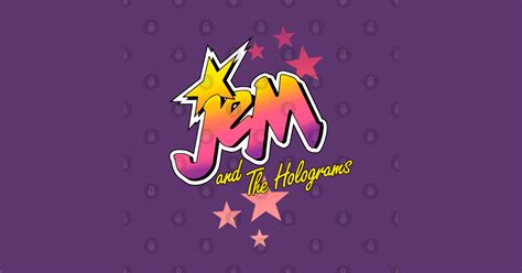 Jem And The Holograms Logo Jem And The Holograms Sticker Teepublic