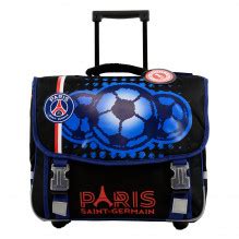 Sac Dos Roulettes Psg Compartiments Bleu Chez Rentreediscount