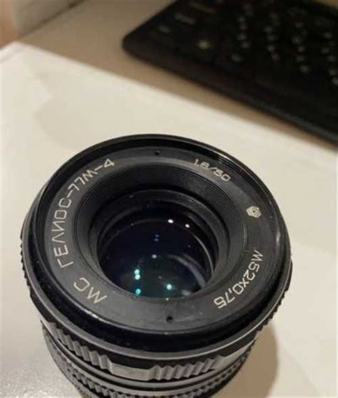 Объектив Гелиос-77м-4 50/1.8, переходник на Canon | Festima.Ru ...
