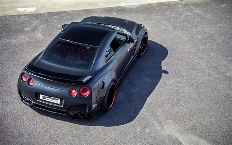 2015 Prior Design Nissan GT-R back view from top wallpaper - Car ...