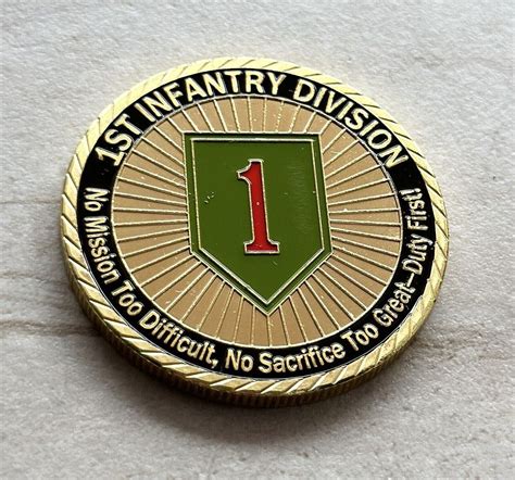 Army St Infantry Division Challenge Coin Etsy