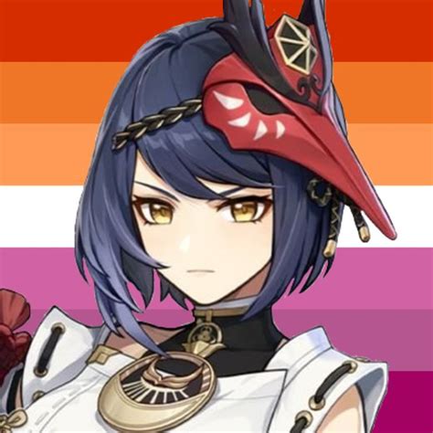 38 Genshin Pfp Ideas Lesbian Flag Icon Lesbian Flag