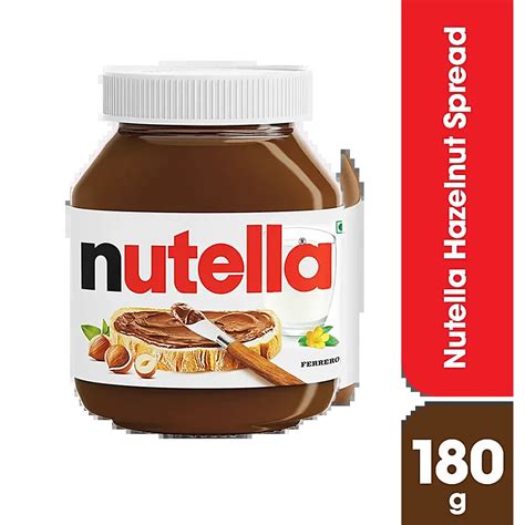 Nutella Ferrero Hazelnut Spread With Cocoa 180g