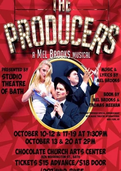 The Producers The Musical Fan Casting On Mycast