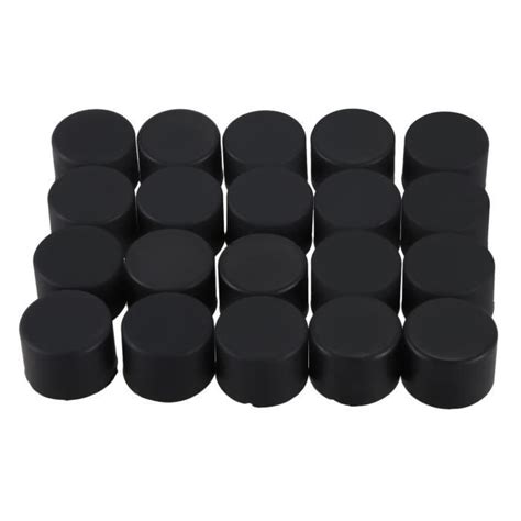 20 Pcs 19Mm Voiture Silicone Roue ÉCrou ÉCrou Boulon Couvercle Pneu Vis