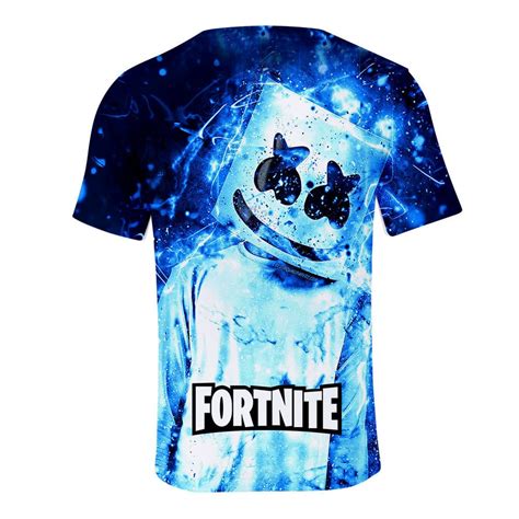 Unisex Fortnite Graphic Tees Marshmello Prestige Life