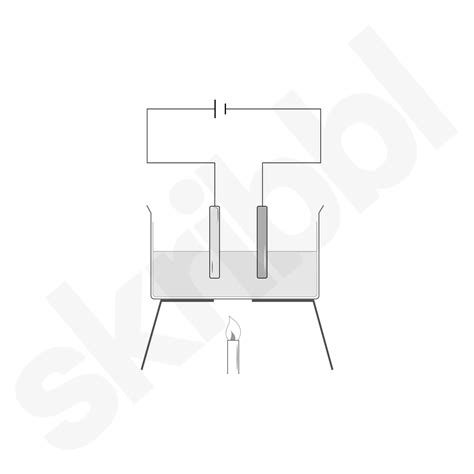 'Flame Experiment' Illustration | Chemistry Equipment